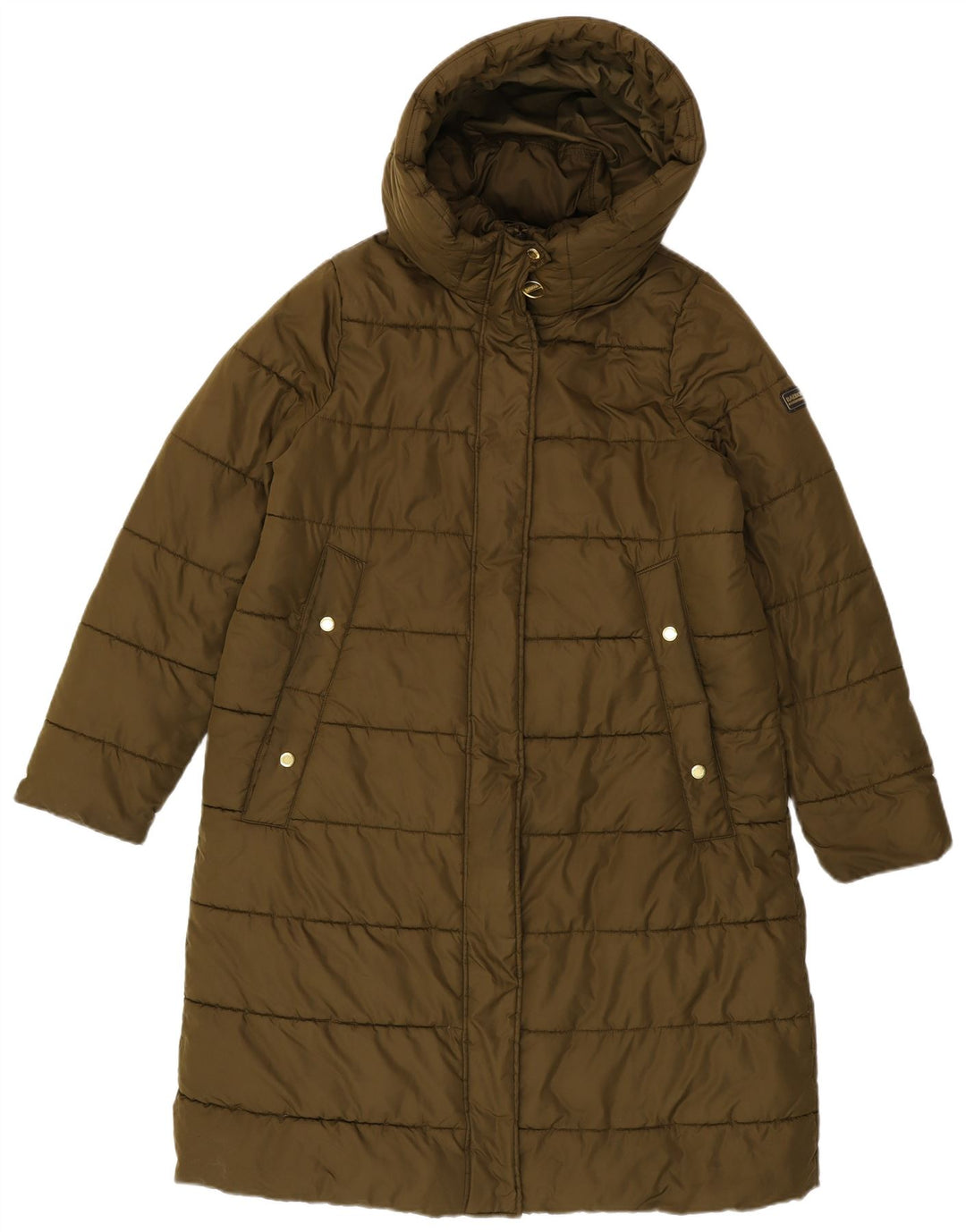 Palton căptușit supradimensionat pentru femei Barbour UK 10 Mic Kaki