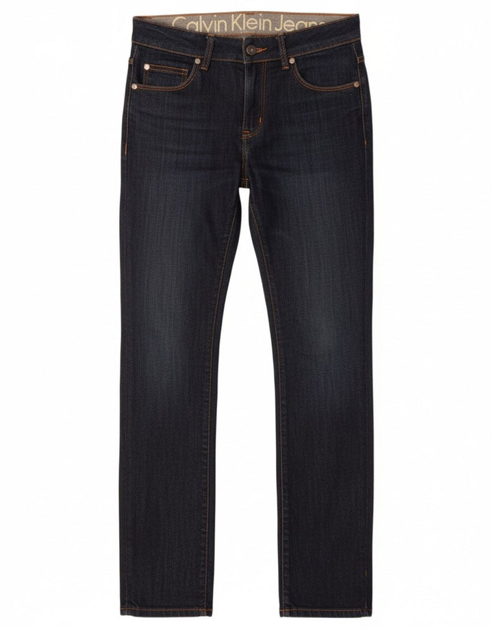 Blugi slim pentru femei Calvin Klein W30 L33 bleumarin