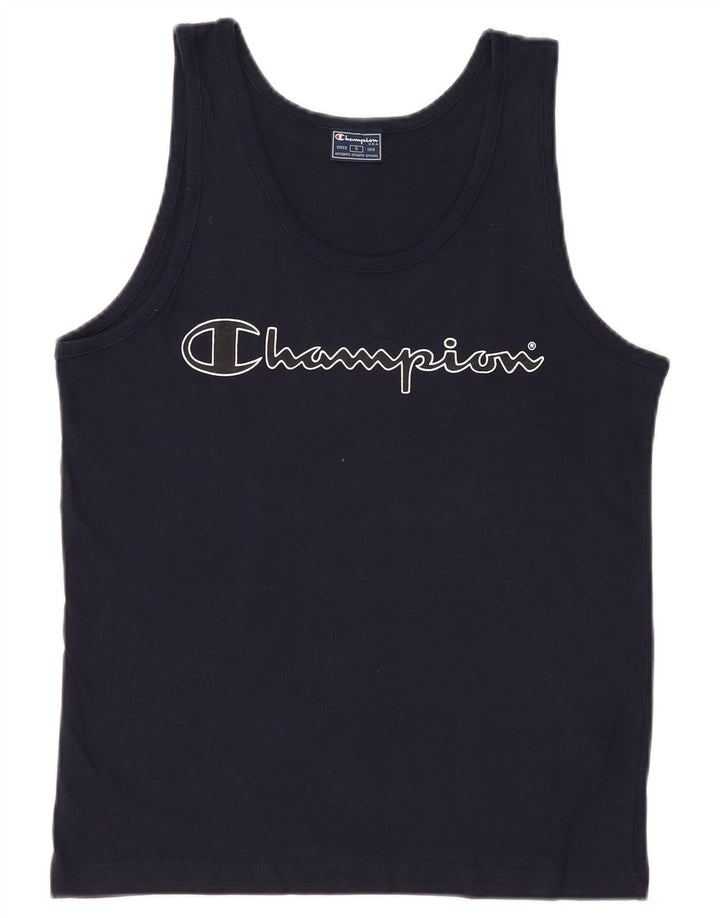 Vestă grafică pentru bărbați Champion, mic, albastru, bumbac