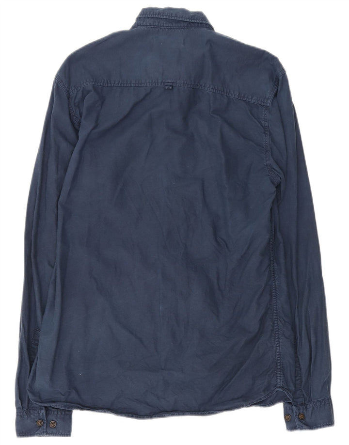 Cămașă Jack & Jones pentru bărbați, mare, albastru, bumbac