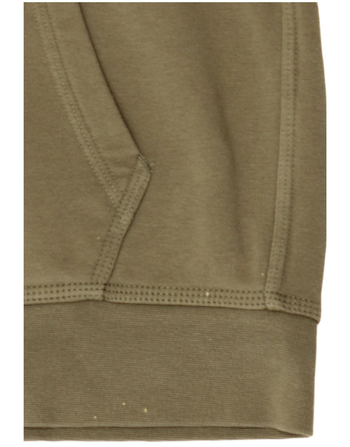 Pulover Nike pentru bărbați, cu fermoar, bumbac, kaki