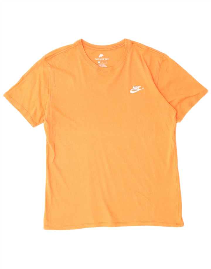 Tricou pentru bărbați Nike Top din bumbac portocaliu mediu