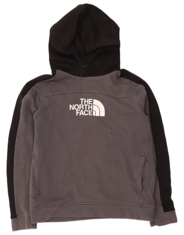 Pulover cu glugă grafic The North Face pentru băieți, 14-15 ani, XL, gri Colorblock