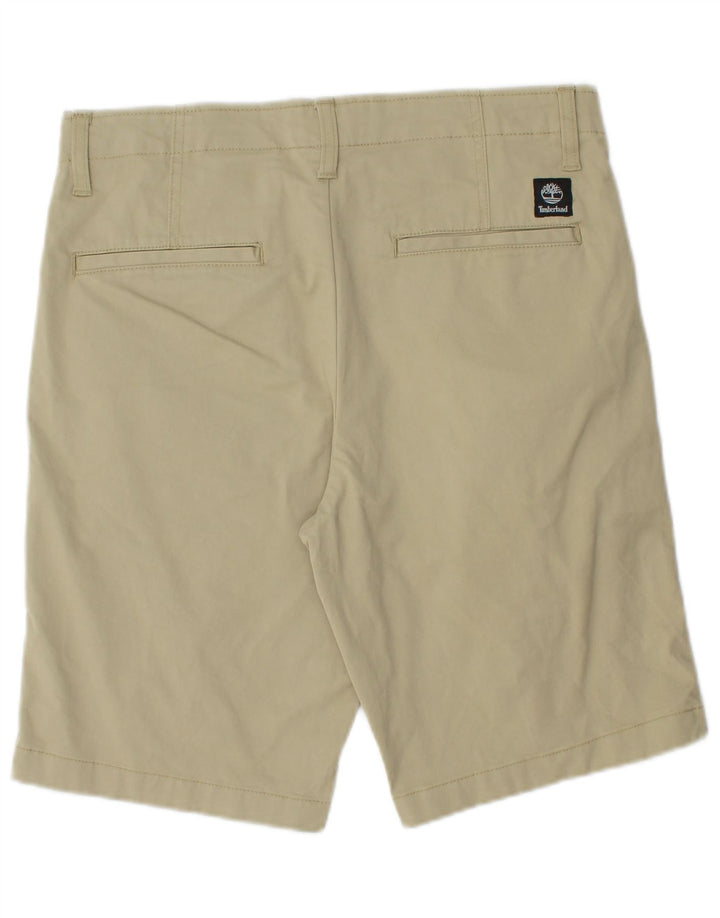 Pantaloni scurți chino pentru bărbați Timberland W30, bumbac verde mediu