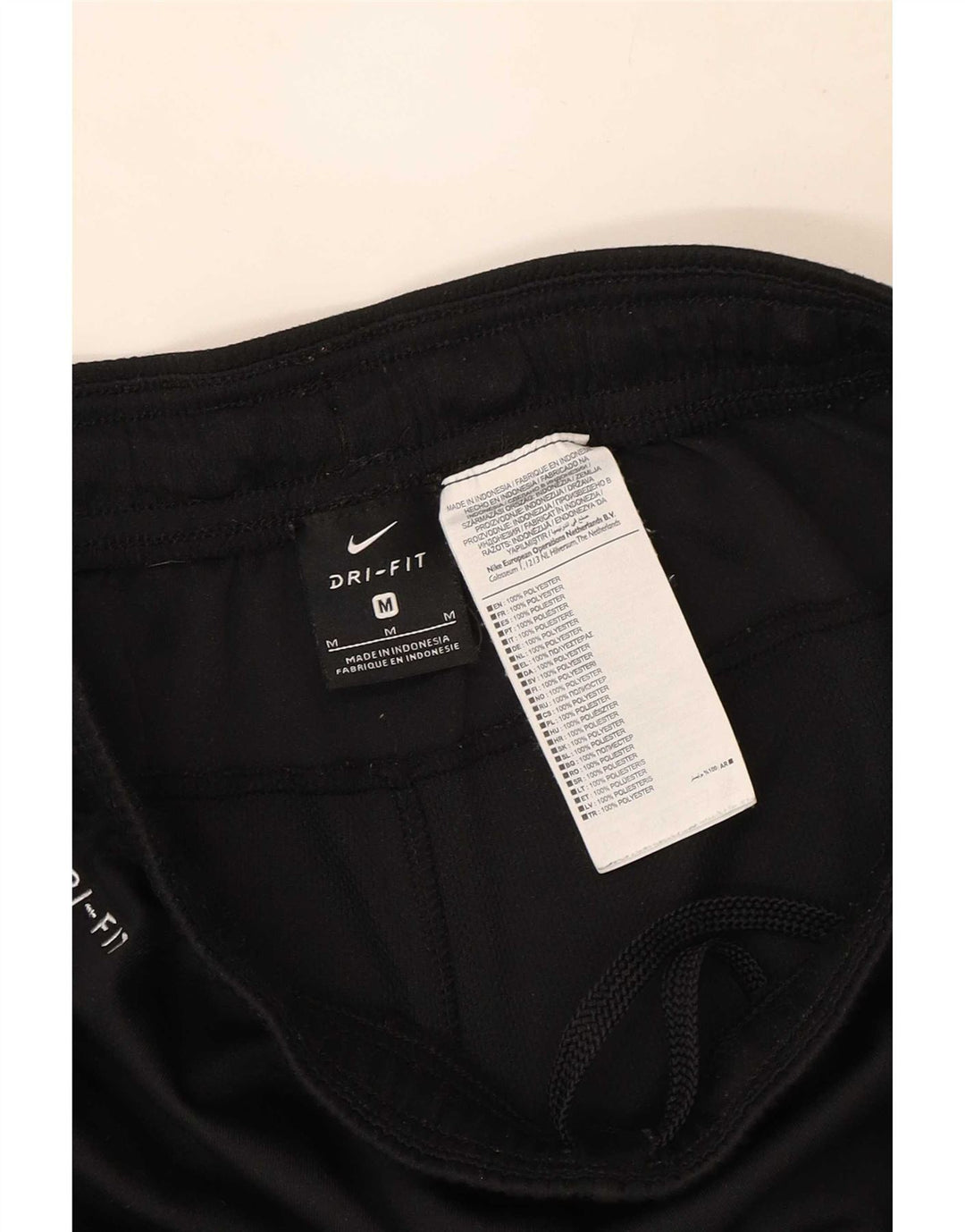 Pantaloni scurți sport Nike Dri Fit pentru bărbați, poliester mediu negru