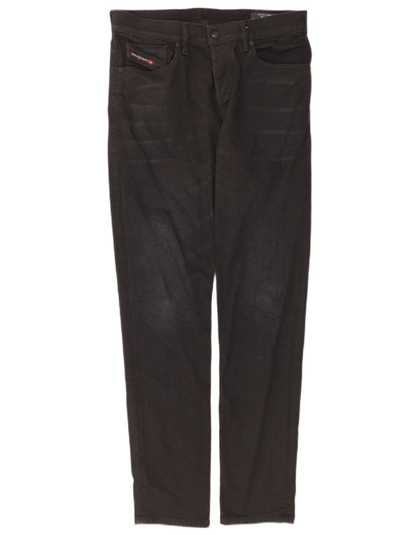 Blugi conici D-Fining Diesel pentru bărbați W31 L34 bumbac negru