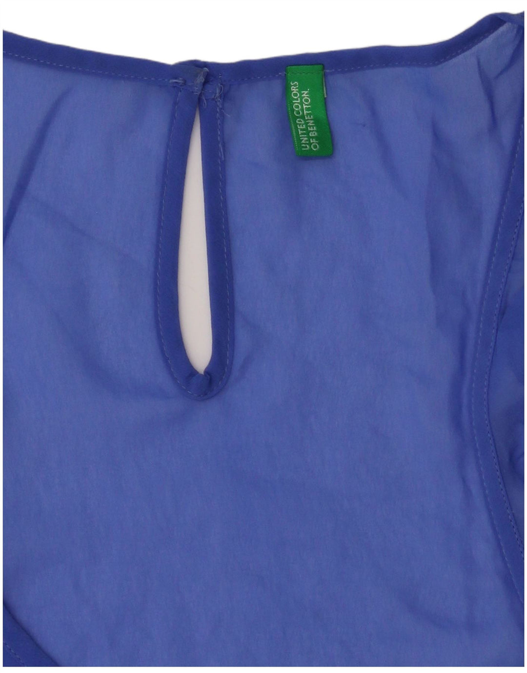 Bluză fără mâneci pentru femei Benetton UK 16 Large Blue