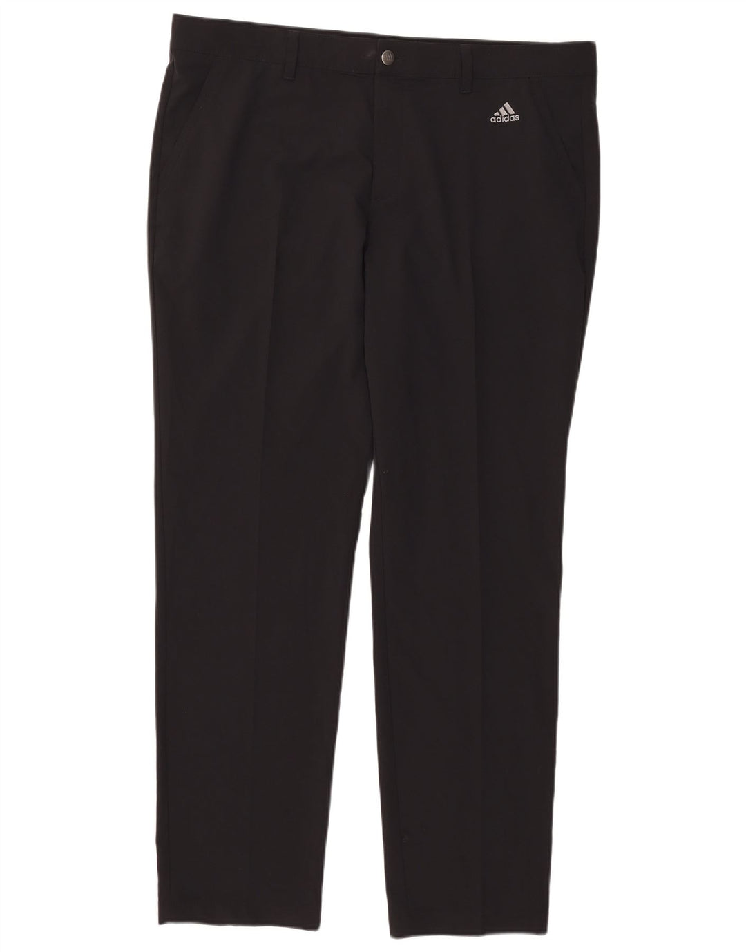 Pantaloni chino slim pentru bărbați Adidas W38 L32 poliester negru