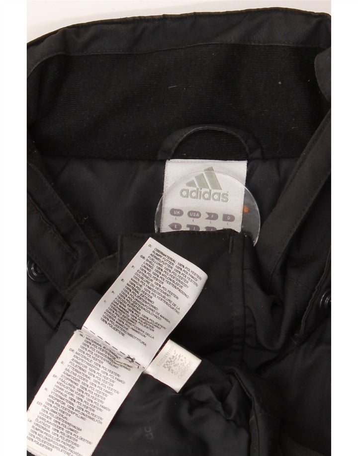 Jachetă ADIDAS pentru bărbați, UK 40, mare, negru, poliester