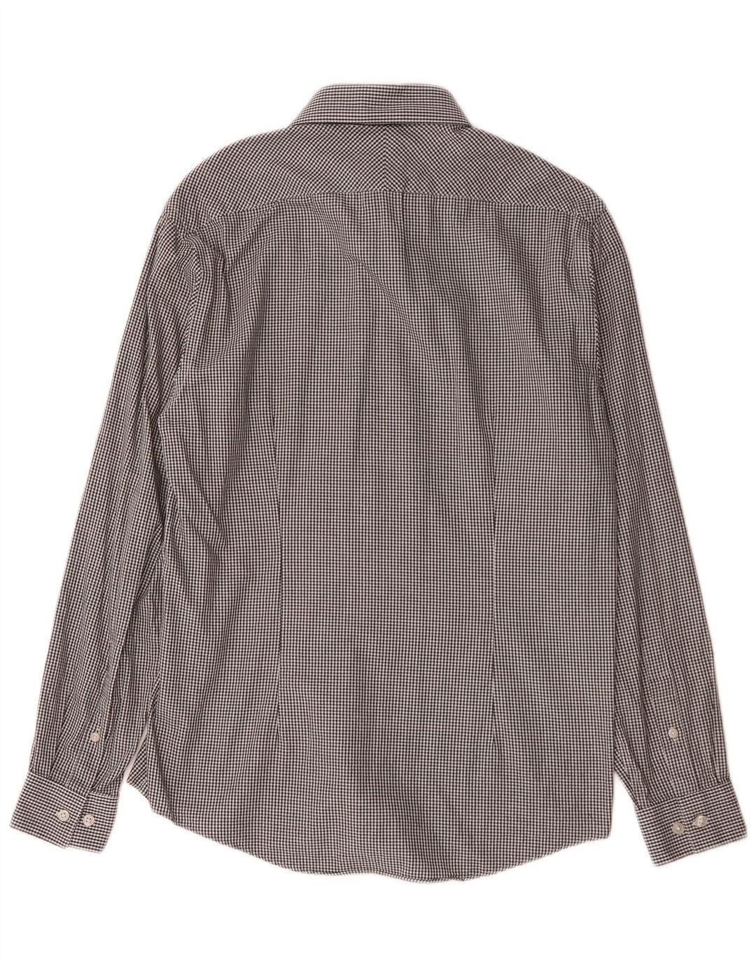 Cămașă pentru bărbați Calvin Klein Slim Fit Mărimea 39 15 1/2 Medium Gri Houndstooth