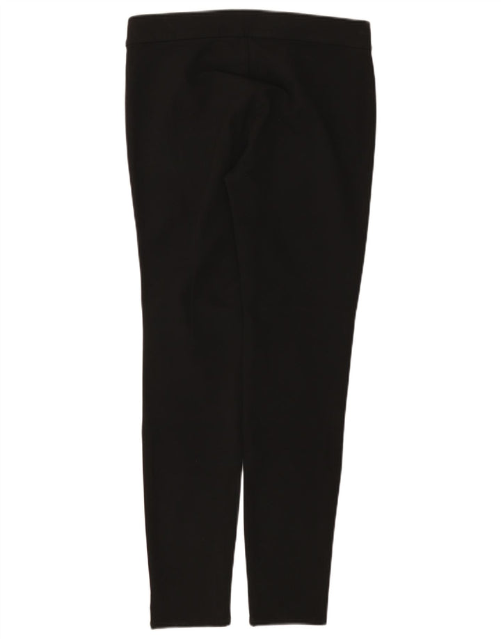 Pantaloni casual slim pentru femei Zara cu talie medie L28 L28 Poliester negru