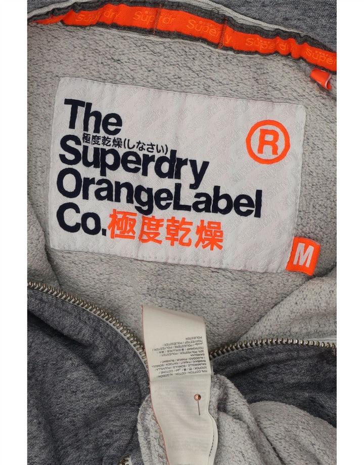 Pulover Superdry pentru bărbați, cu fermoar, bumbac albastru pete