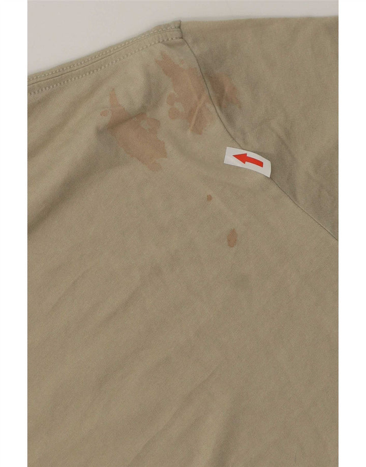 Tricou pentru bărbați Under Armour Top Mediu Bej Bumbac