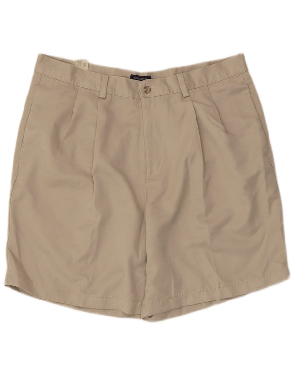 Pantaloni scurți chino pegged Dockers pentru bărbați W36, poliester, bej, mari