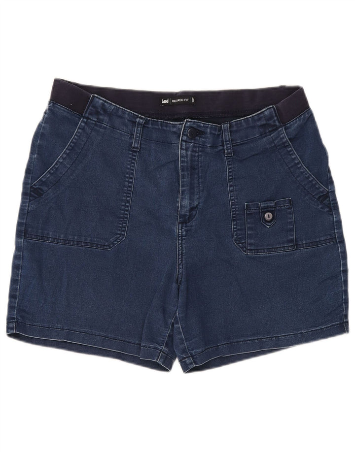 Pantaloni scurți din denim LEE pentru femei, cu croiala relaxată, W36 XL, albastru