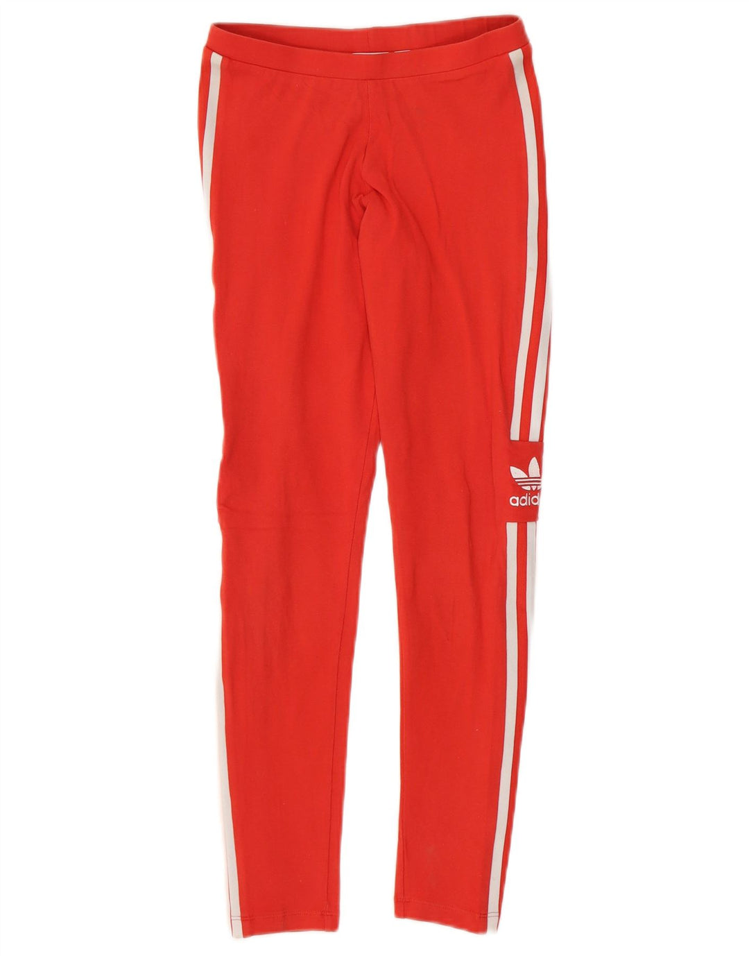Leggings pentru femei ADIDAS UK 6 XS bumbac roșu