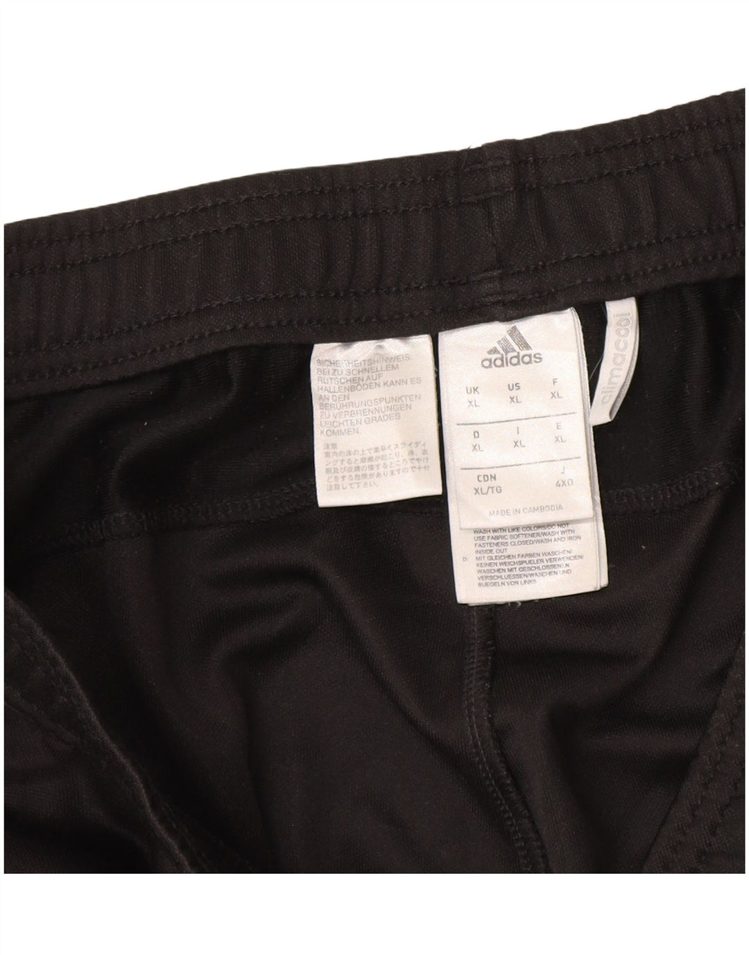Pantaloni de trening Adidas Climacool pentru bărbați XL poliester negru