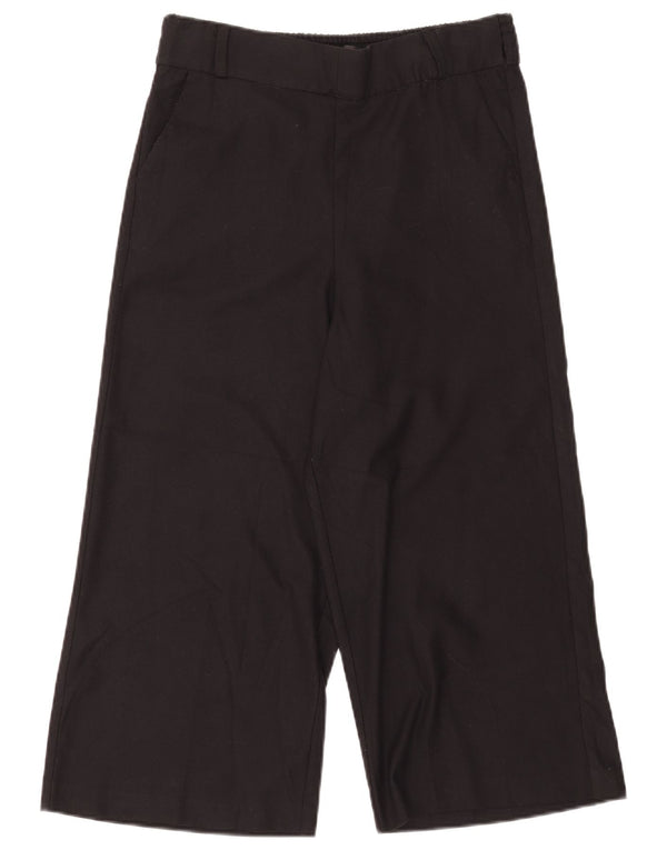 Pantaloni Capri pentru femei cu picioare largi Zara L30 L20 Negru
