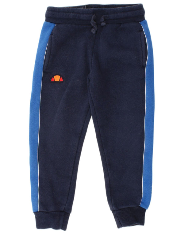 Pantaloni de trening pentru băieți Ellesse Pantaloni de jogging 2-3 ani, albastru bleumarin, color block