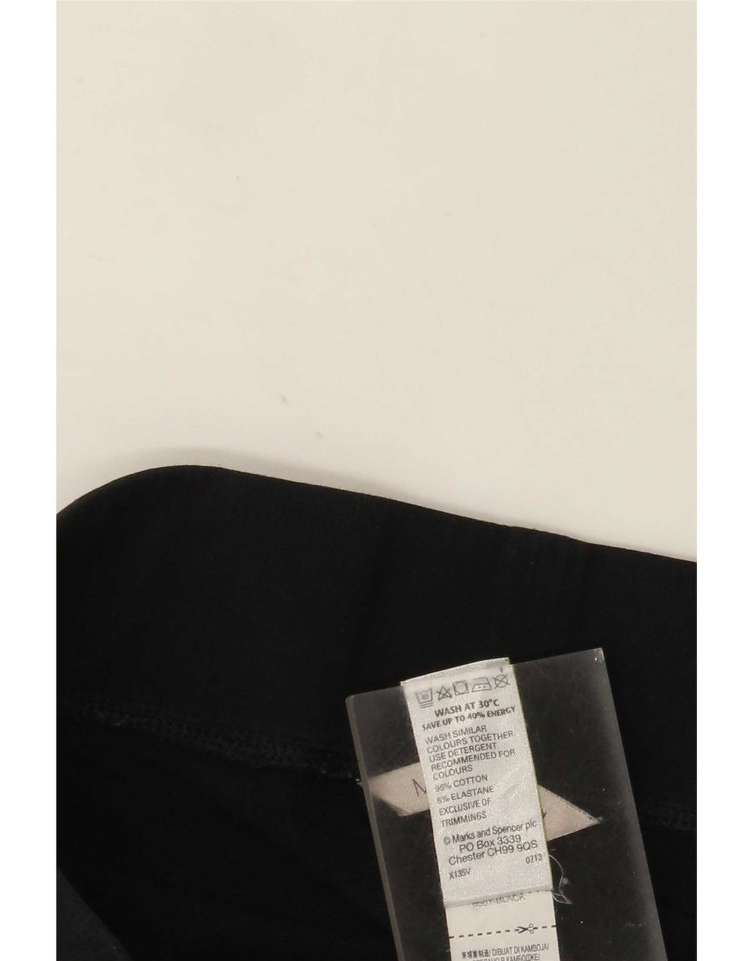 Pantaloni de trening pentru femei Marks & Spencer UK 10 mic bumbac negru
