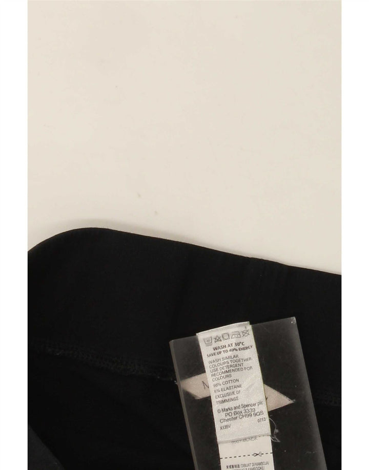 Pantaloni de trening pentru femei Marks & Spencer UK 10 mic bumbac negru