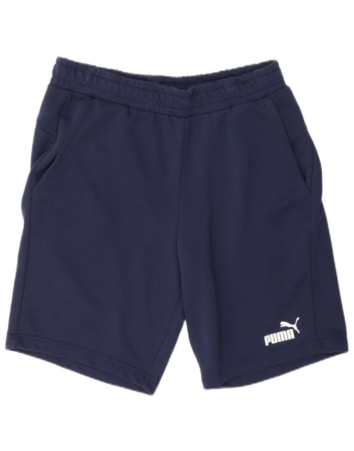 Pantaloni scurți sport Puma pentru bărbați, mari, albastru, bumbac