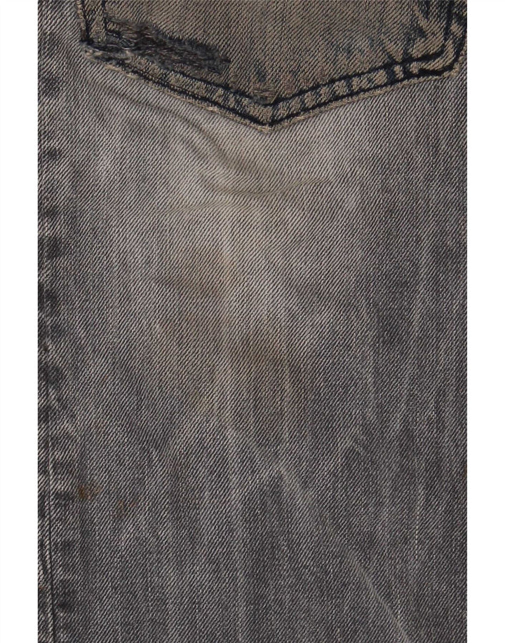 Blugi Distressed Cargo drepte pentru bărbați Diesel W32 L34 Bumbac albastru