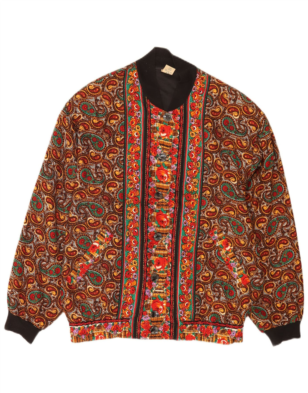 Jachetă bomber supradimensionată pentru femei Astor EU 36/38 Paisley multicolor mic