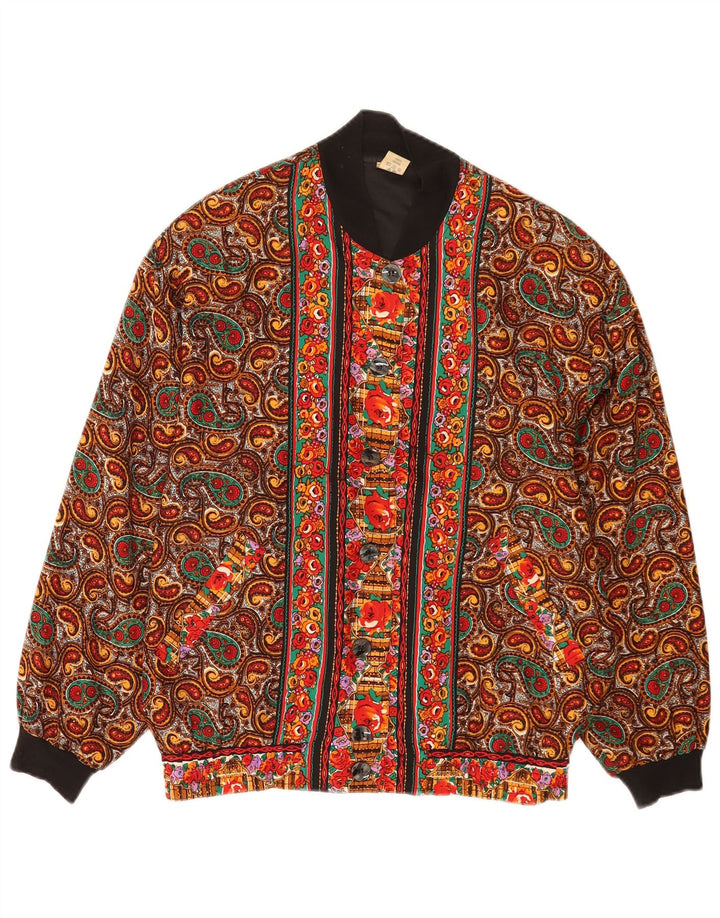 Jachetă bomber supradimensionată pentru femei Astor EU 36/38 Paisley multicolor mic