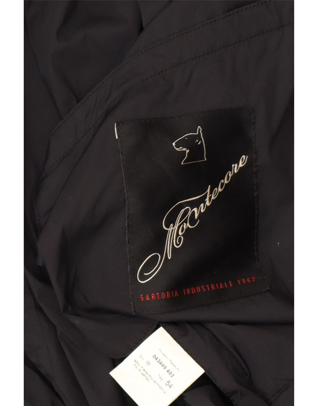 MONTECORE Jachetă Bomber Bărbați IT 54 2XL Poliamidă Neagră