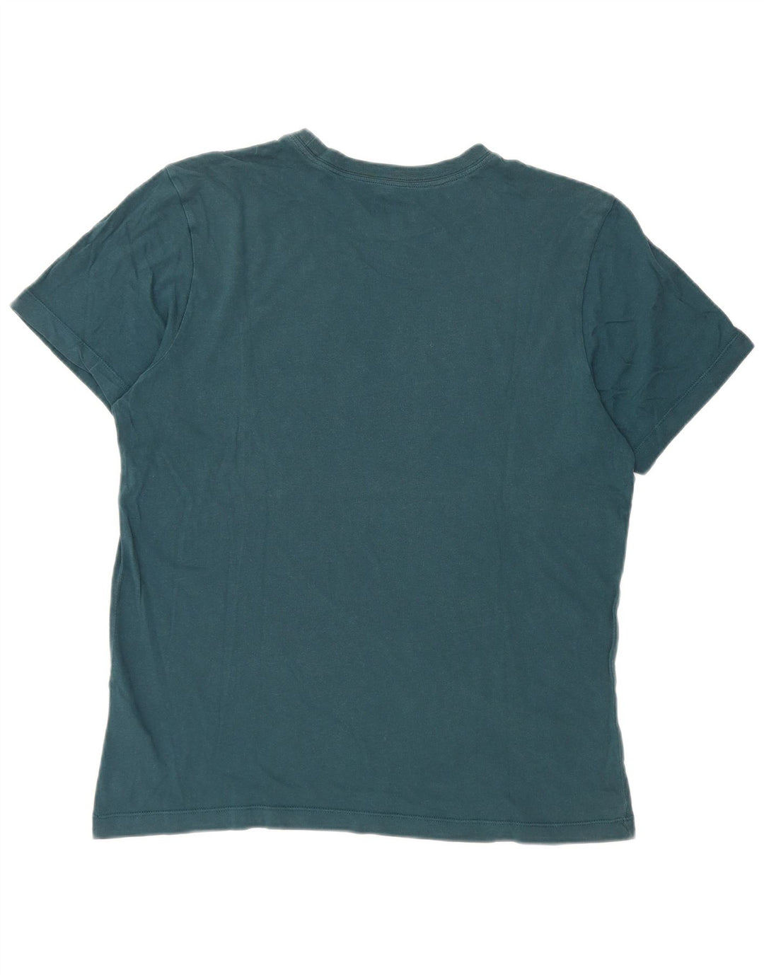 Tricou cu grafic Swoosh Nike pentru bărbați Top din bumbac albastru mediu