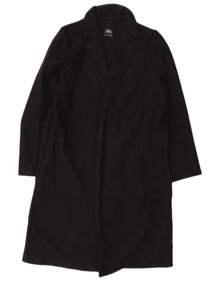 Pardesiu deschis pentru femei Zara UK 16, mare, negru, poliester