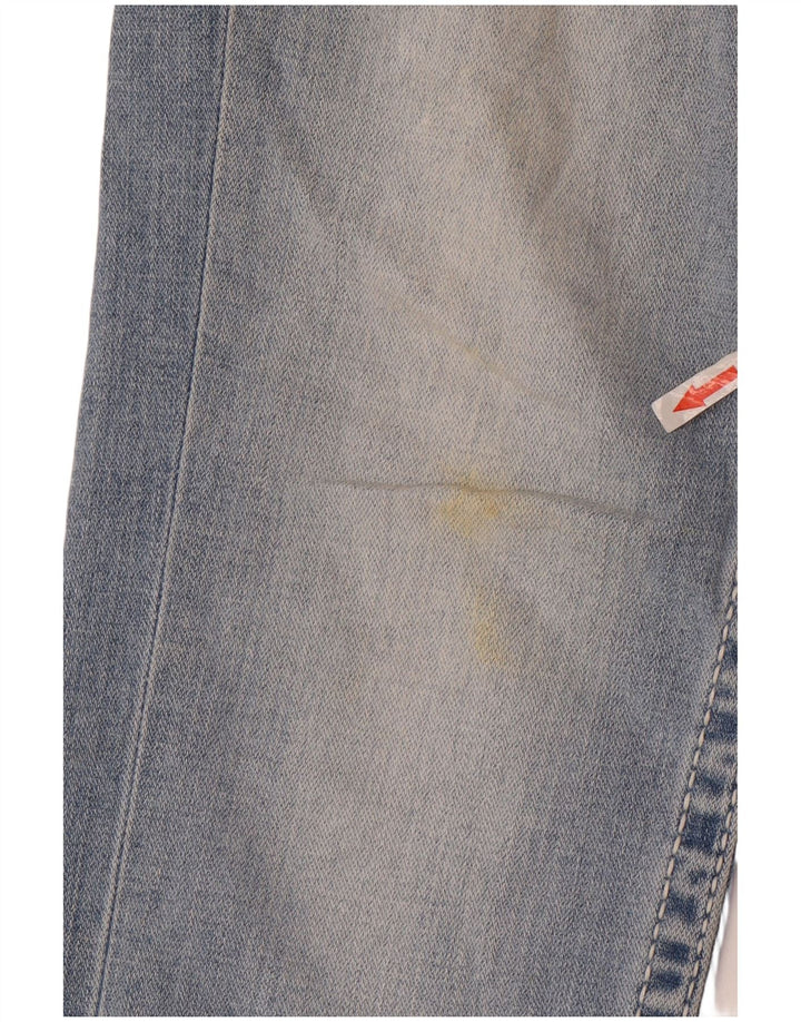 TRUE RELIGION Blugi subțiri pentru femei W30 L29 Bumbac albastru