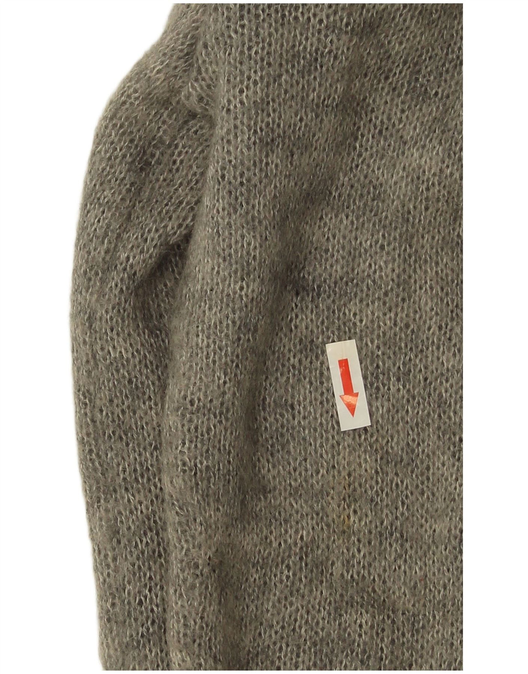 Pulover Cardigan Vintage pentru Damă UK 14 Gri Mediu