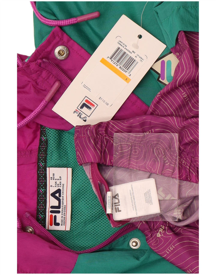 Trening pentru bărbați Fila Graphic Pullover Top Jachetă Mic Violet Colorblock
