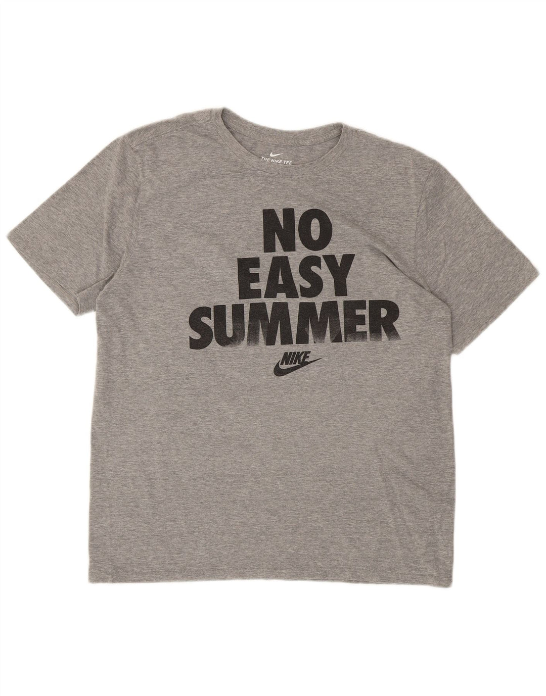 NIKE Mens Athletic Cut Graphic T-Shirt Top Large Grey