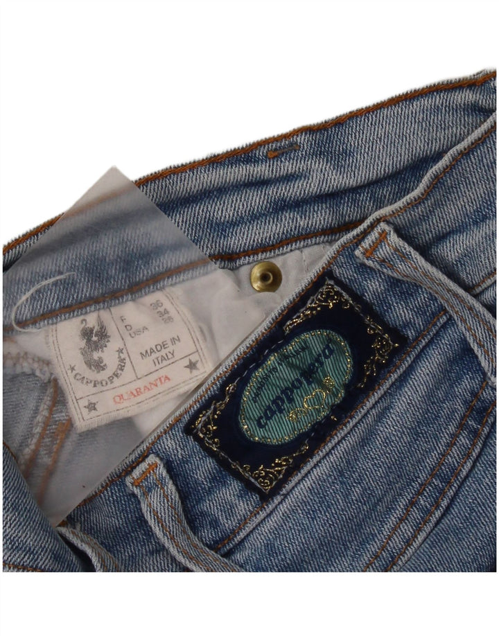 Cappopera blugi subțiri pentru femei W26 L25 bumbac albastru