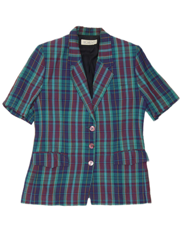 Jachetă Blazer pentru femei Momenti, cu 3 nasturi, UK 14 Medium, multicoloră
