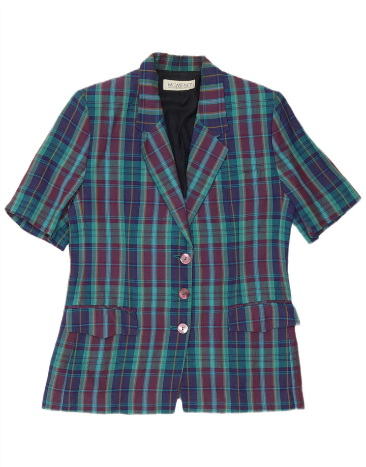 Jachetă Blazer pentru femei Momenti, cu 3 nasturi, UK 14 Medium, multicoloră
