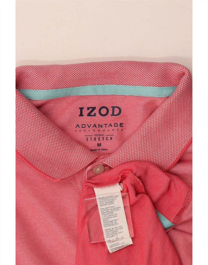 Tricou polo IZOD pentru bărbați, bumbac roz mediu