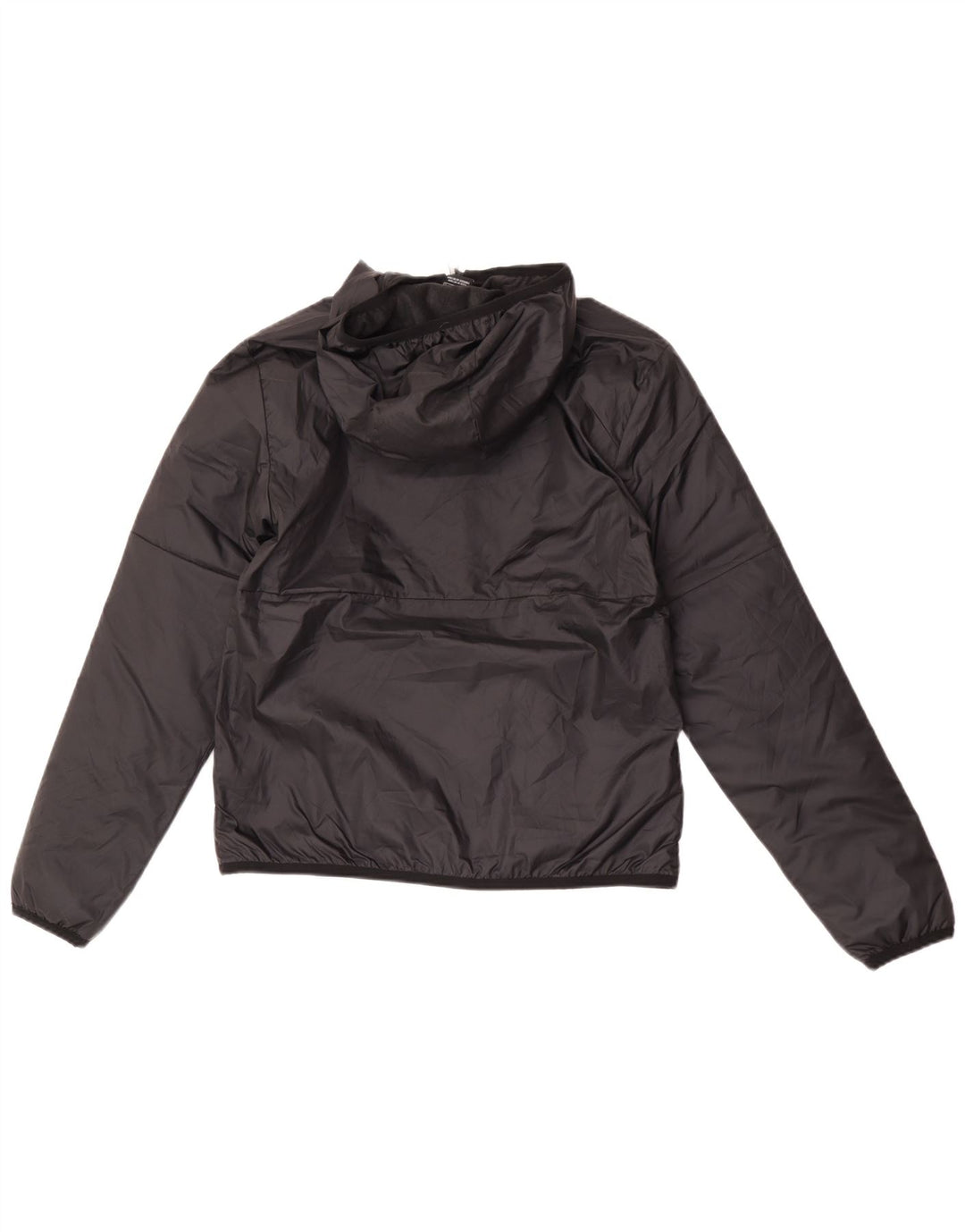 Jachetă de vânt cu glugă cu glugă Nike pentru bărbați UK 36 Poliester negru mic