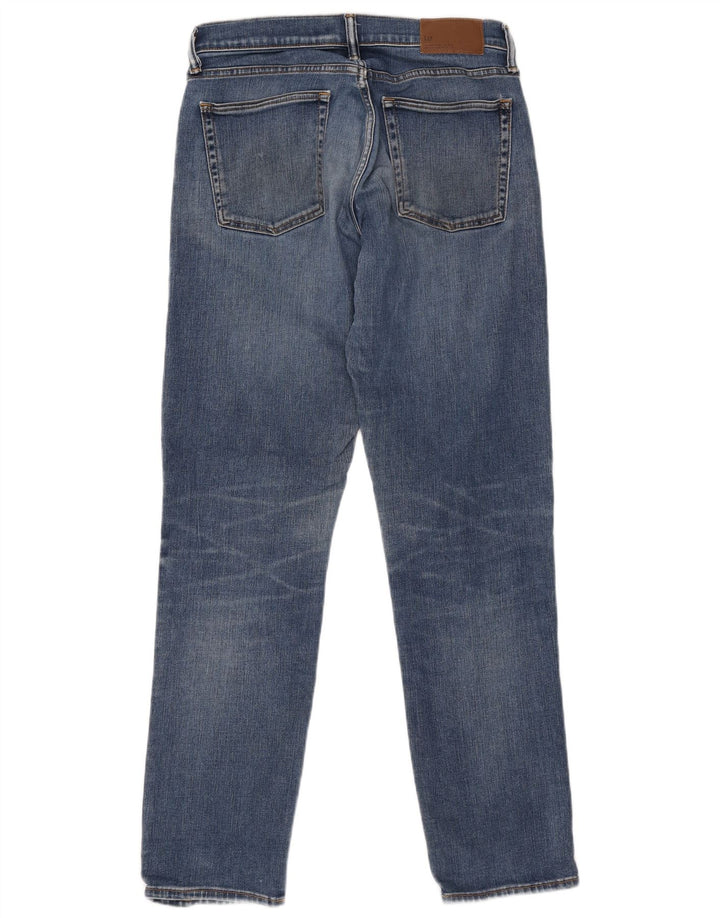 Gap Blugi Distressed Slim Straight pentru bărbați L32 L34 Bumbac albastru