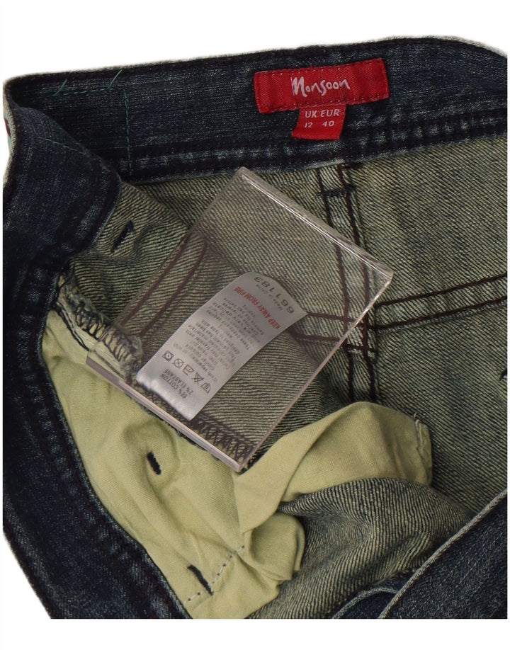 Blugi Bootcut pentru femei Monsoon UK 12 Medium W32 L30 Bumbac albastru