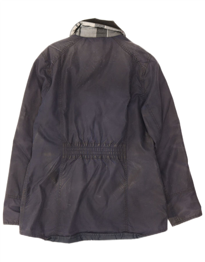 Jachetă pentru femei Barbour din bumbac ceruit UK 10 mic Bumbac bleumarin
