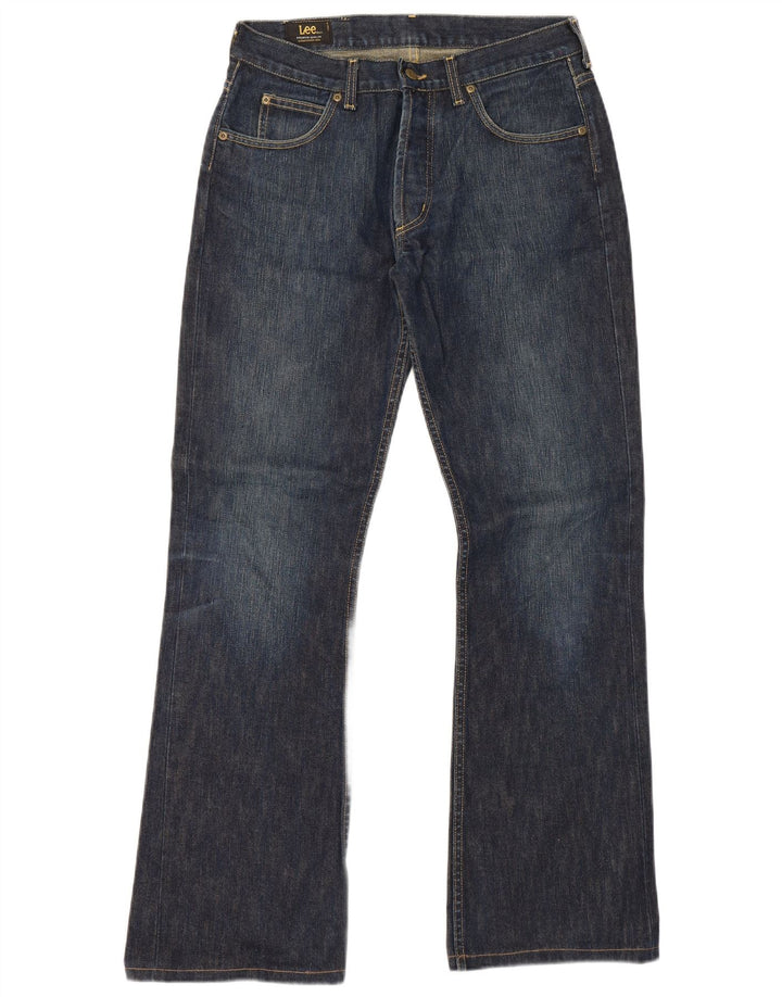 Blugi pentru bărbați Lee Denver Bootcut W32 L32, bumbac albastru