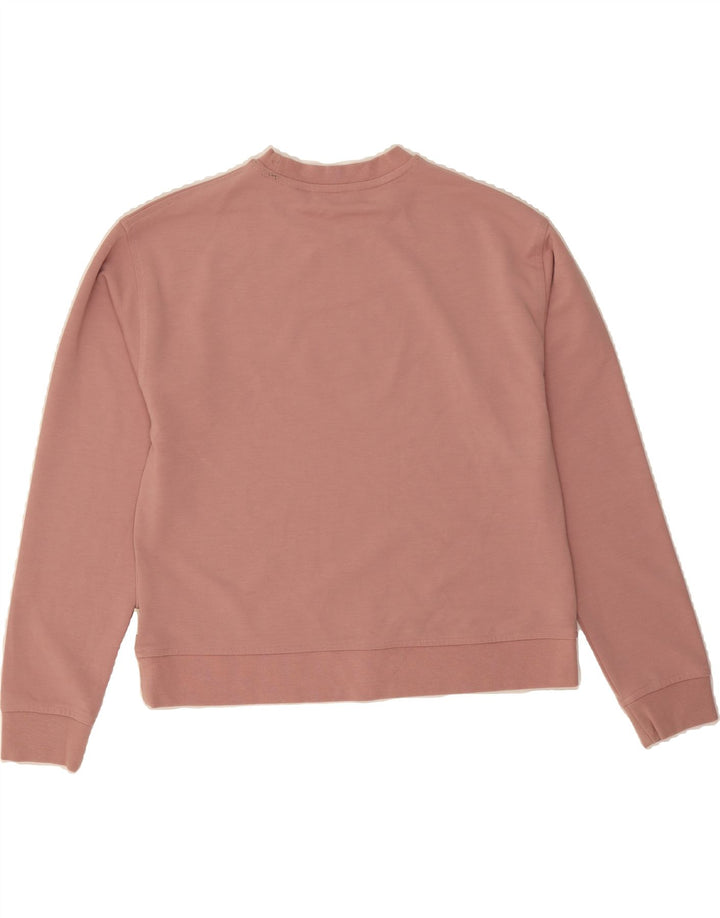 TED BAKER Womens Oversized Graphic Sweatshirt Jumper Size 1 XS Pink Vintage Ted Baker and Second-Hand Ted Baker from Messina Hembry 