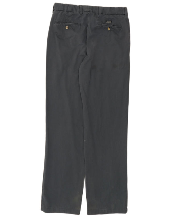 Marks & Spencer Pantaloni drepți pentru bărbați L32 L33 bumbac gri