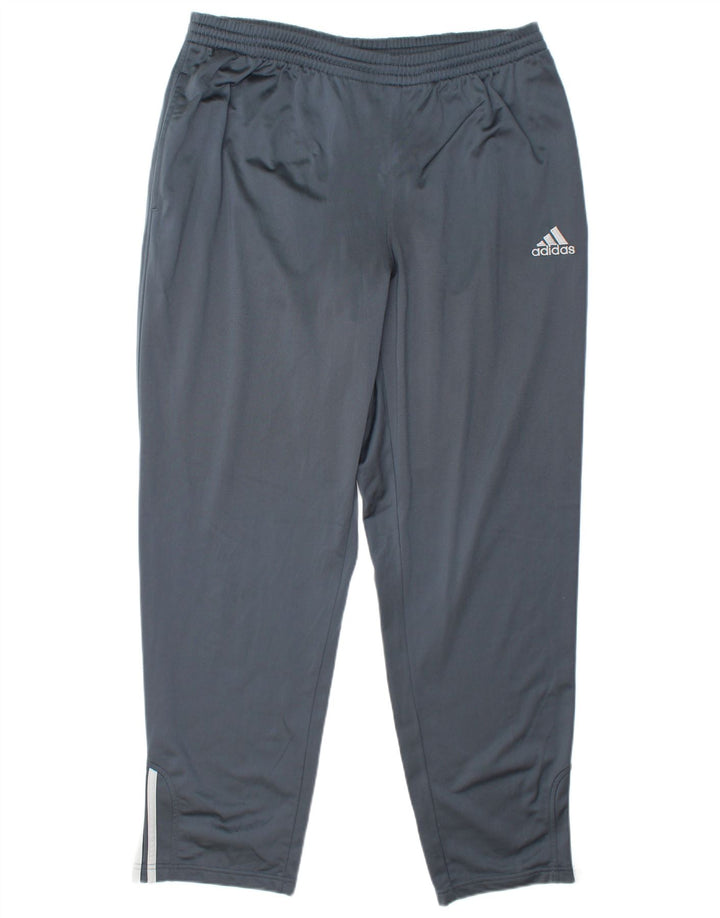 Pantaloni de trening ADIDAS pentru bărbați UK 46/48 XL poliester gri