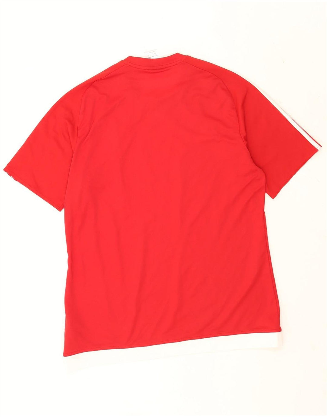 Tricou cu grafic Climalite Adidas pentru bărbați Top mare poliester roșu