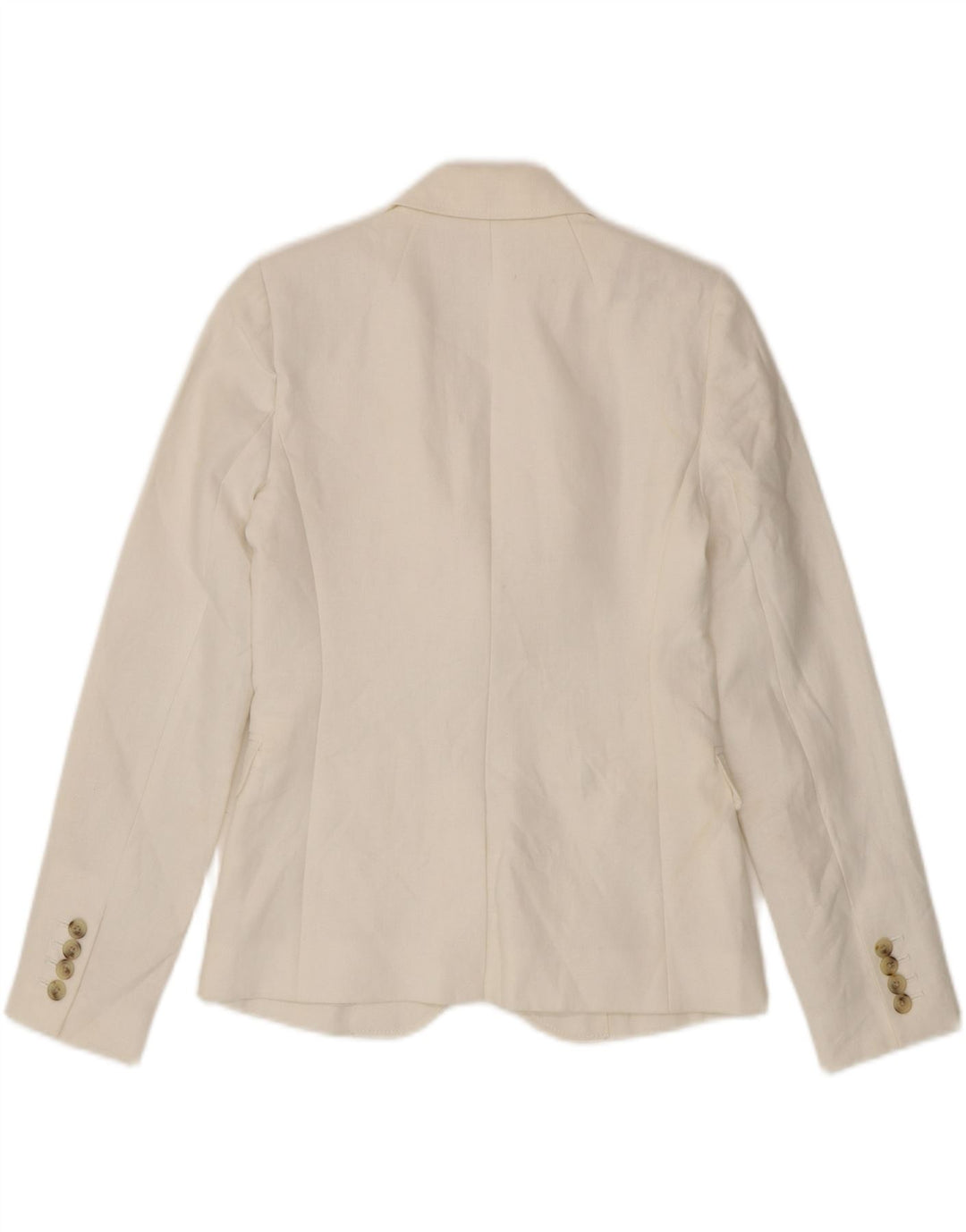 Jachetă blazer pentru femei J. Crew, cu 2 nasturi, US 00 2XS, in alb